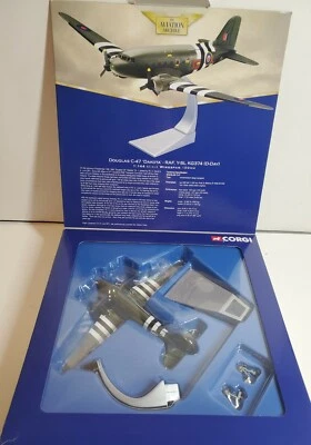 Corgi Aviation Archive Douglas C-47 Dakota RAF Y-SL KG374 D-DAY 1:144 WW2... Foto 1 de 4