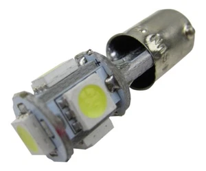 1x Bombilla LED de alta potencia BAX9s/H6W en Blanco con Chip de Alimentación 5x 5050 SMD - Imagen 1 de 1