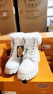 Lugz Damen Hudson Schnürstiefel Kunstfell Größe 5 - Bild 1 von 4