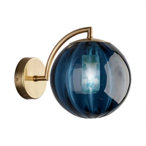 Hallway Porch Bedroom Sconce Lighting Fixture Modern Glass Shade Wall Light Lamp - Picture 1 of 8