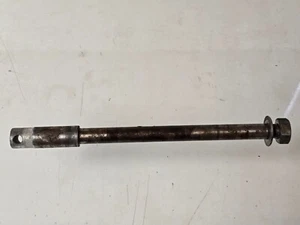 1974 Can-Am TNT 175 Bombardier Front Wheel Pivot Bolt Axle w Spacer MX-1 - Foto 1 di 2