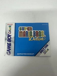Manual Only - Nintendo Game Boy Color Super Mario Bros. Deluxe - FREE SHIPPING! - Picture 1 of 2