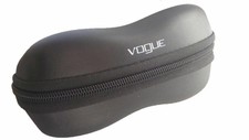 Vogue Autentico Semi-Hard con Cerniera Occhiali da Vista Custodia M/L Size Nero
