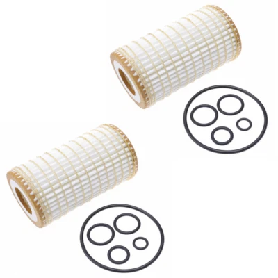 2X Engine Oil Filter HU718/5x For Mercedes-Benz C32 C300 E55 AMG CL600 E280 E350 - Image 1 of 4