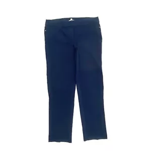 JM Collection Pull On Straight Women's size 14 Dark Wash Blue Denim Jeans - Picture 1 of 4