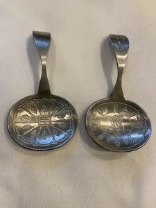Norpro Tea spoons Stainless Steel 3.5" × 2" x .5" Lot of 2 - Picture 1 of 3