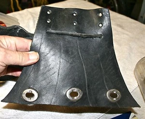 HARLEY BLACK MUDFLAP MUD FLAP (931) - Picture 1 of 4