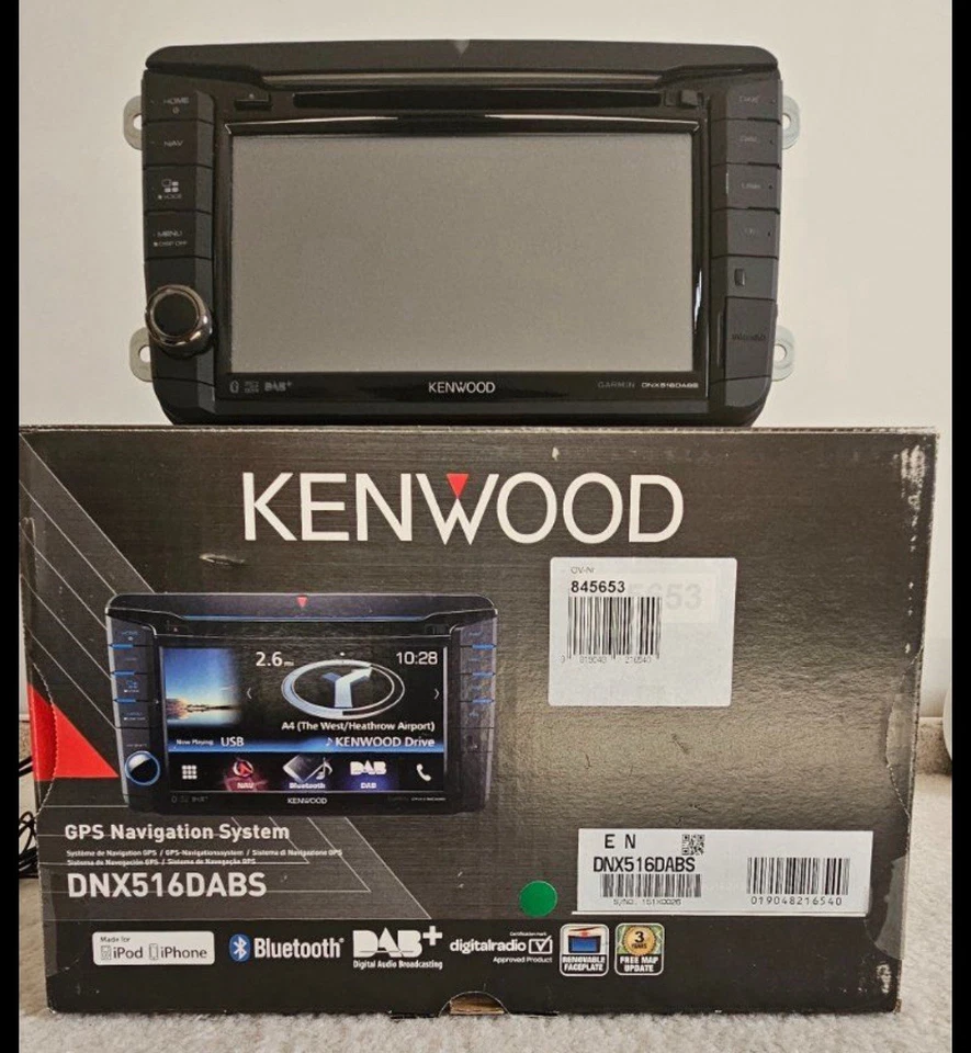 Kenwood DNX-516DABS Autoradio 2DIN Navigation System GPS Android / CarPlay DAB+ - Bild 1 von 4
