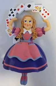 Dept 56 Alice In Wonderland “Alice With Cards” Ornament 8" Great Condition - Picture 1 of 6
