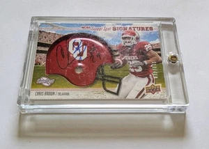2010 NCAA SWEET SPOT SIGNATURES 191/400 #137 ROOKIE AUTOGRAPHED HELMET - Picture 1 of 3