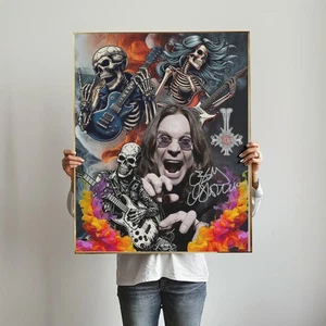Ozzy Osbourne 20X30 Art print. HAND SIGNED BY THE ARTIST... - Picture 1 of 7