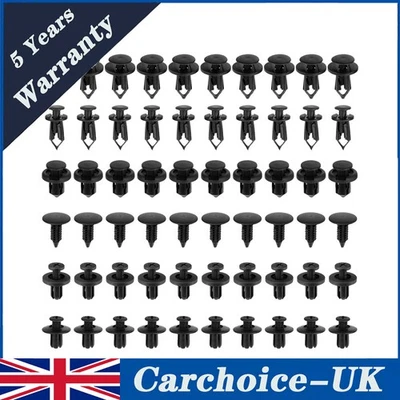 190PCS Car Body Trim Clips Retainer Bumper Rivets Screw Panel Push Fastener Kit - Image 1 of 4