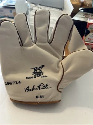 D&M G41 Babe Ruth Glove In Original Box 1990’s Reproduction Nakona Joe Phillips - Image 1 of 4