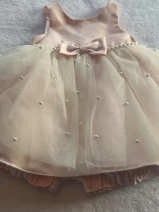New Baby Girls Girl’s Size 9 month American Princess Formal Sparkly Dress Outfit - Picture 1 of 3