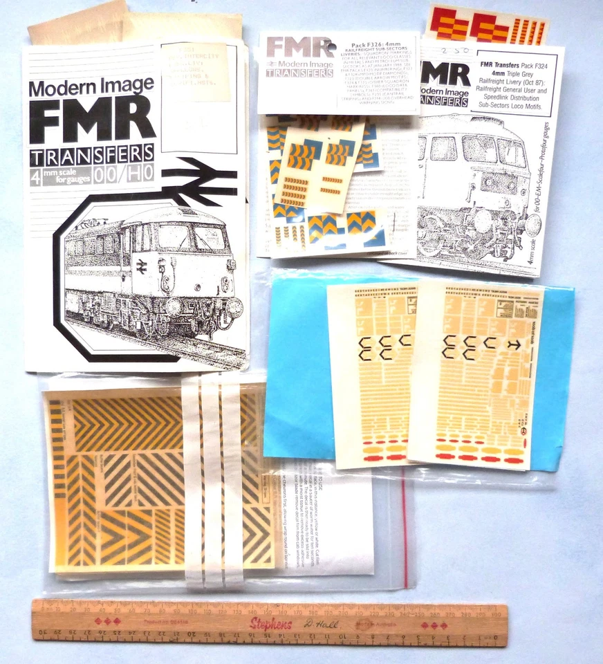 Tr8 Multiple Fox Modern Image Transfers: Railfreight/ Speedlink/ Intercity +SMS? - Image 1 of 4