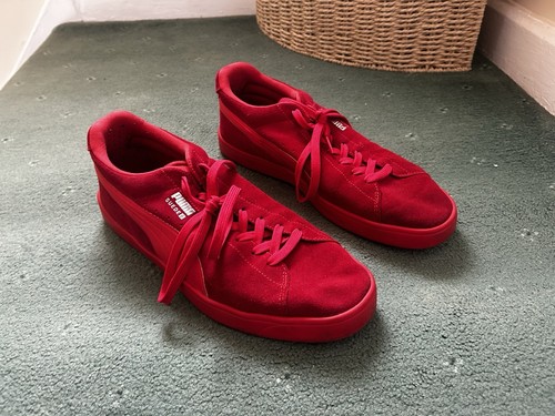 Taglia UK 11 (PS) PUMA scamosciato rosso