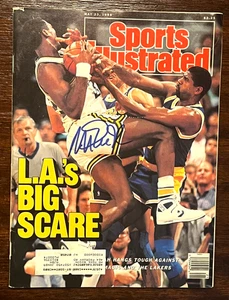 Lakers Magic Johnson Signed Sports Illustrated Magazine Auto - BAS Witness - Picture 1 of 4
