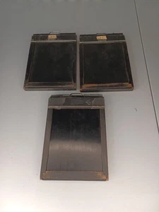 Lot of 3  Folmer Graflex Graphic 4" x 5" Film Holders 1940s 50's  [ 3 ] - Picture 1 of 6