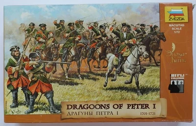 Petits Soldats Plastique 1/72 Set 8072 Dragoons of Peter 1 NEUFS 2010 Zvezda - Photo 1/4