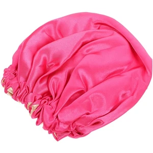 Sombrero elástico para dormir de doble capa ajustable rosado para niños - Imagen 1 de 12