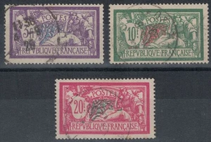 FRANCIA 1925-26 Allegoria tipo Merson 3v us - Picture 1 of 1