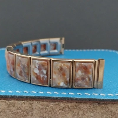 Vintage 5/8" Gold-Fill Gemex Monte Carlo Unused Classic 1950s NOS Watch Band - Image 1 of 4