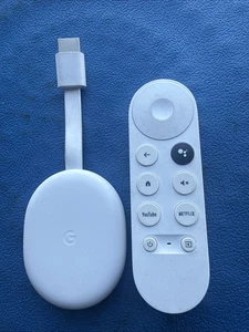 Google Chromecast 4k model GZRNL Original Remote No Cables - Picture 1 of 4
