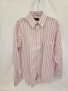 American Edition gestreiftes Button Down Hemd weiß Classic Fit 90er Gr. 15 M - Bild 1 von 7