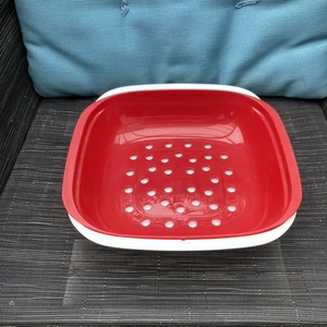 Tupperware Allegra Abtropfschale Schale, Siebschale, Servierschale - Picture 1 of 1