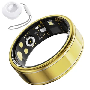 Smart Ring pour Femme Homme - Anneau Fitness Tracker avec Fréquence Cardiaque, SpO2, Sang - Photo 1 sur 9