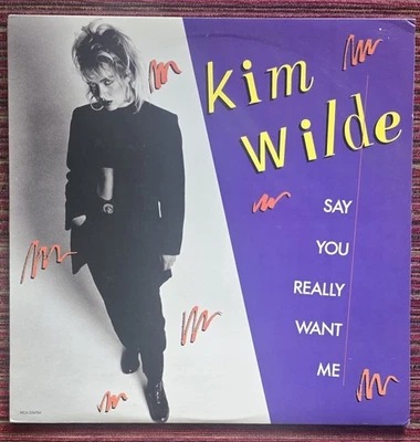 KIM WILDE - SAY YOU REALLY WANT ME 3 VERSIONS 12 INCH USA PROMO COPY SINGLE - Image 1 of 4