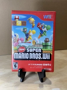 New Super Mario Bros. Wii (Nintendo Wii, 2009) Completo CIB | Testato e Funzionante - Foto 1 di 4