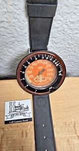 Vintage 1970 US Divers Aqua Lung 250’ Chrome Plated Depth Gauge Wrist Deep Sea - Picture 1 of 11