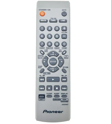 Original Pioneer DVD Player Remote Control AXD7407 F. XV-DV232 XV-DV240 XV-DV350 - Image 1 of 3
