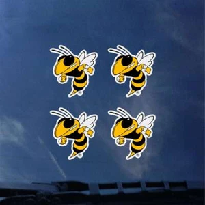 Georgia Tech Yellow Jackets Transfer Decals - Set of 4 - Picture 1 of 1