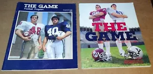 1985 y 1988 The Game - Harvard Yale Football Programs - Imagen 1 de 3