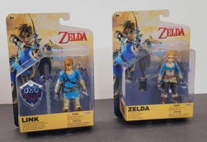 Nintendo Legend of Zelda & Link Action Figure Set of 2 Jakks Pacific - Picture 1 of 10