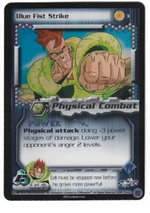 2001 DRAGONBALL Z BLUE FIST STRIKE HOLOGRAM MINT L@@K - Picture 1 of 1