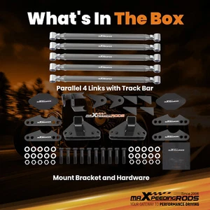 Universal Adjustable Weld On Parallel 4 Link Kit for Classic Car Air Ride Bars - Picture 1 of 12