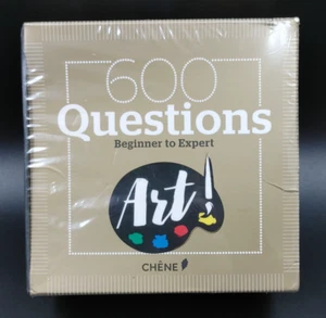 Art Trivia Card Game 600 QUESTIONS ON ART : Beginner To Expert - Picture 1 of 7