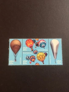 US BRIEFMARKE SCOTT 2032-2035 BALLONFAHRT 4ER BLOCK POSTFRISCH OG AUSGEGEBEN 1983 - Bild 1 von 1