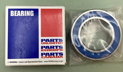 NEW GENUINE PARTS UNLIMITED 6008-2RS BALL BEARING 40X68X15 - Image 1 of 2