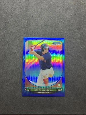 2013 Bowman Chrome Prospects Blue Refractor /250 Deven Marrero #BCP120 - Image 1 of 2