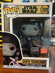 Funko Pop! Darth Traya #729 - Star Wars - GameStop Exclusive - NIB W/PROTECTOR - Picture 1 of 2