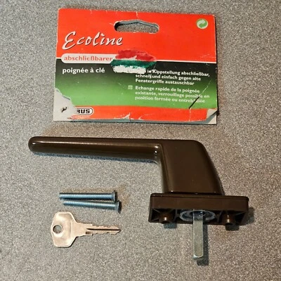 FENSTERGRIFFE Fenstergriff ABSCHLIEßBAR OVP ABUS FG100-FO200-FO250-FO300 - Bild 1 von 4