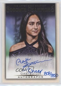 2021 Upper Deck Goodwin Champions Inscriptions /850 Gabi Butler Cheer #A-GB Auto