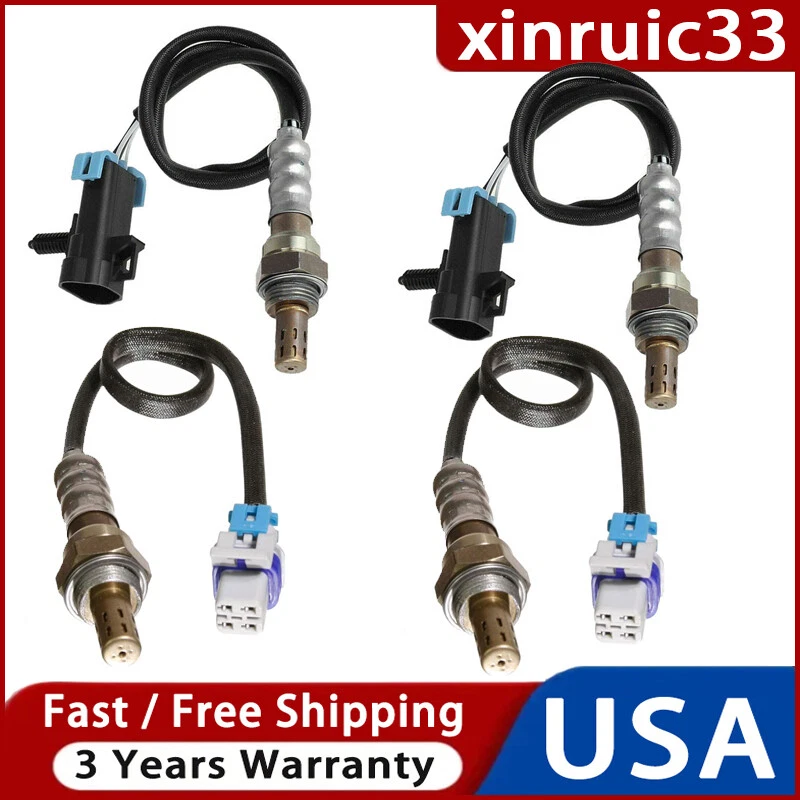 4pcs Oxygen O2 Sensors Fit for Chevrolet Corvette 6.2L V8 2008 2009 2010-2013 - Image 1 of 4