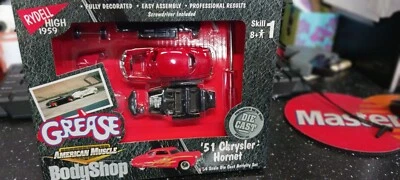 1/64 Diecast Ertl American Muscle Body Shop 1951 Chrysler Hornet Grease movie A4 - Image 1 of 4