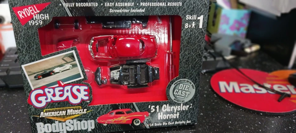 1/64 Diecast Ertl American Muscle Body Shop 1951 Chrysler Hornet Grease movie A4 - Image 1 of 4