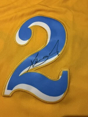 Xander Bogaerts Autographed Red Sox City Connect Jersey - Image 1 of 4